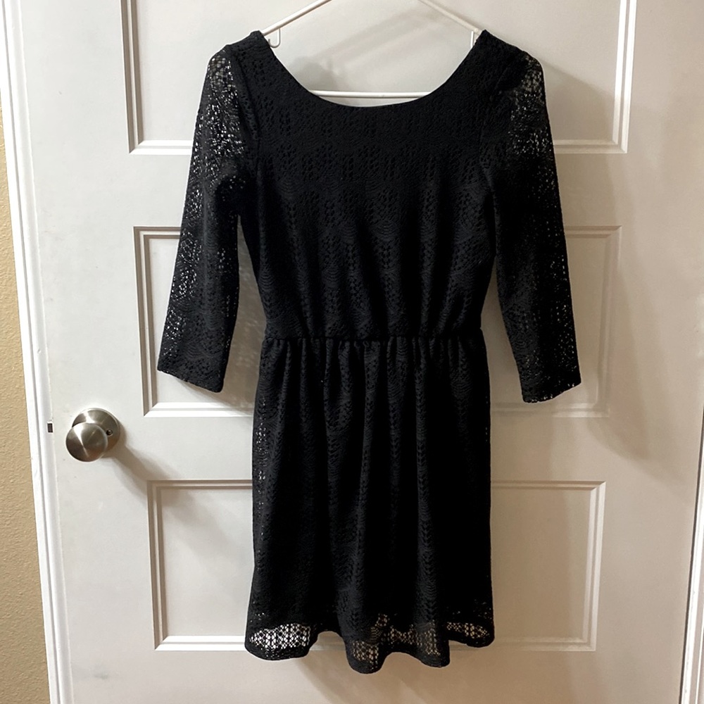 Lacy black dress, size small, brand Love Reign